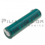 Rechargeable Battery Ni-MH 7/5Α 1.2V 3800mAh With Soldering Lugs