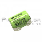 Rechargeable Battery Ni-MH 1/3ΑΑΑ 1.2V  170mAh With Soldering Lugs