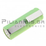 Rechargeable Battery Ni-MH 2/3ΑΑΑ 1.2V  400mAh With Soldering Lugs