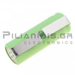 Μπαταρία Επαναφορτιζόμενη Ni-MH 2/3ΑΑΑ 1.2V  400mAh Με Λαμάκι