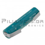 Rechargeable Battery Ni-MH ΑΑΑ 1.2V  700mAh With Soldering Lugs