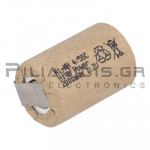 Μπαταρία Επαναφορτιζόμενη Ni-ΜΗ Sub-C 4/5 Ø22x34mm 1.2V 2000mAh Με Λαμάκι