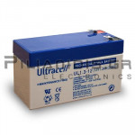 Battery Lead - Acid 12V  1.3Ah L:97mm / W:43mm / H:52mm