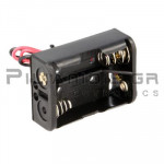 Battery Holder N x 2 (38x28x14mm) + Cable