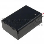 Battery Holder C x 2 (57x30x83mm) + Cable