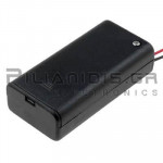 Battery Holder ΑΑ x 2 (33x19x68mm) + Cable