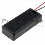 Battery Holder ΑΑΑ x 2 (26x16x63mm) + Cable