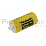 BATTERY LITHIUM  1/2ΑΑ 3.0V 1200mAh Ø17x33.5mm With soldering lugs