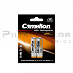 Rechargeable Battery AA 2700mAH  2p.