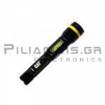 Flashlight LED Rechargable Aluminium Spot & FloodDimmable 700Lm with Li-Ion 26650 4400mAh