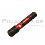 Flashlight LED Rechargeable 750Lm (with microUSB) with Li-Ion 18650 3100mAh