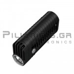 Flashlight LED 260Lm (98m) with 2xAA (Not Included) Black