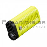 Flashlight LED 260Lm (98m) with 2xAA (Not Included) Yellow