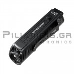 Flashlight LED Rechargeable 1800Lm (182m) with Li-Ion 18650 3100mAh