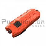 Φακός LED Επαναφορτιζόμενος Μπρελοκ 55Lm (25m) Υακινθί