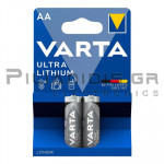 Battery Lithium 1.5V  AA (14505)   2p.