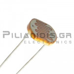 Photoresistor  8Κ/300K 250V  400mW  -40C/+75C Plastik