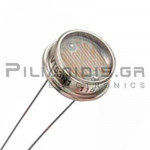 Photoresistor  2Κ/1M 200V 500mW  -40C/+75C TO-8