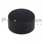 Knob 6.00mm Ø31x17mm Black Aluminium with Indicator