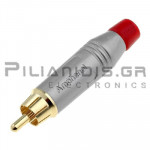 CONNECTOR RCA ΑΡΣΕΝΙΚΟ  ΚΟΚΚΙΝΟ