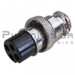 CONNECTOR  ΜΙΚΡΟΦΩΝΟΥ ΘΗΛΥΚΟ 4pin ΚΑΛΩΔΙΟΥ