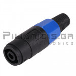 Connector SPEAKON 4pin  Θηλυκό (Κολλητό)