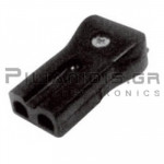 CONNECTOR AC ΚΑΛΩΔΙΟΥ ΘΗΛΥΚΟ 3A/250V