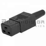 CONNECTOR AC ΚΑΛΩΔΙΟΥ ΘΗΛΥΚΟ 16Α/230V