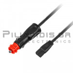 CONNECTOR ΑΝΑΠΤΗΡΑ ΑΥΤΟΚΙΝΗΤΟΥ ΑΡΣΕΝΙΚΟ ΜΕ ΚΑΛΩΔΙΟ 2m ΓΙΑ ΨΥΓΕΙΟ 12/24V