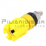 Banana Socket 4mm |  Ø13.4/(7.2)mm | 30A | 30VAC - 60Vdc | Brass | Yellow