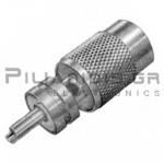 CONNECTOR UHF MALE RG-58 TWIST