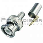 CONNECTOR BNC ΑΡΣENIKO RG-59 CRIMP