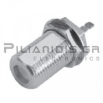 Connector F Female Chassis BULKHEAD
