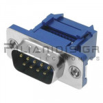 CONNECTOR D-SUB ΑΡΣΕΝΙΚΟ  9pin ΓΙΑ IDC FLAT ΚΑΛΩΔΙΟ