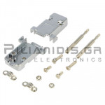 Metalic Lid For Conector D-SUB 9pin With Long Screws