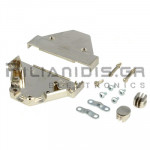 Cover for Connector D-SUB 37pin Angle (90℃) & Straight Silver
