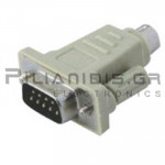 ADAPTOR  D-SUB 6pin ΑΡΣΕΝΙΚΟ - MINI-DIN 6pin ΑΡΣΕΝΙΚΟ