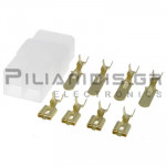 Plug 6.3mm | Male + Female 2.5mm | 4pin