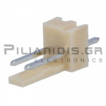 CONNECTOR RASTER 2.54mm 3A/250V MALE THT STRAIGHT 2pin