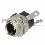 Connector  DC Σασί 2.10x5.50mm + Διακόπτη (ON/OFF)