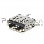 CONNECTOR  USB Α ΘΗΛΥΚΟ SMD/PCB ΙΣΙΟ H:10.5mm