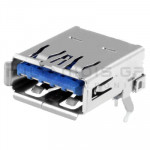 CONNECTOR  USB 3.0 A FEMALE PCB THT ANGLE 90℃