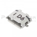 CONNECTOR USB micro B 5pin(ΕΠΙΧΡΥΣΑ) ΘΗΛΥΚΟ PCB SMT ΓΩΝΙΑ 90℃