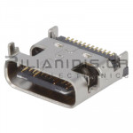 Connector  USB Type-C 24pin Female PCB SMT Angle 90℃