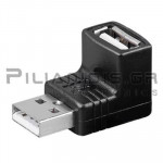 ADAPTOR USB A ΑΡΣΕΝΙΚΟ -  USB B ΘΗΛΥΚΟ ΓΩΝΙΑ 90℃