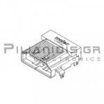 Connector HDMI 19pin Female THT Angle 90o