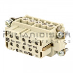 Connector  HAN Size 10A Female 10pins 16Α 250V