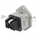 CONNECTOR STAKEI200 FEMALE PANEL MOUNT IP54