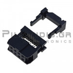 Connector IDC 2.54mm ΚΑΛΩΔΙΟΥ 1.27mm ΘΗΛYKO ΙΣΙΟ 2x4pins