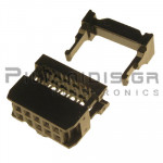 Connector IDC 2.54mm ΚΑΛΩΔΙΟΥ 1.27mm ΘΗΛYKO ΙΣΙΟ 2x5pins